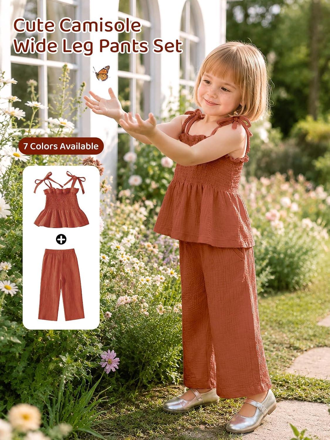 Detalle de Miipat Baby Girl Summer Outfit Set 2-Piece