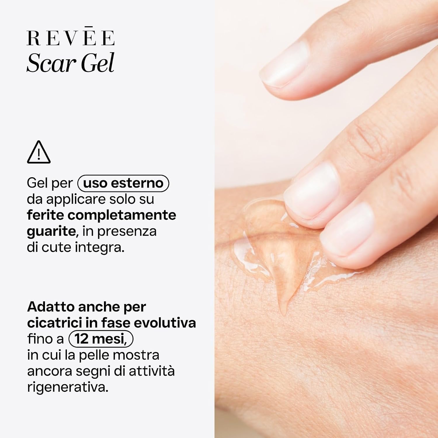 Thumbnail 6 de REVÉE Scar Gel 10g: Gel al Silicone al 100% per cicatrici ipertrofiche e cheloidi