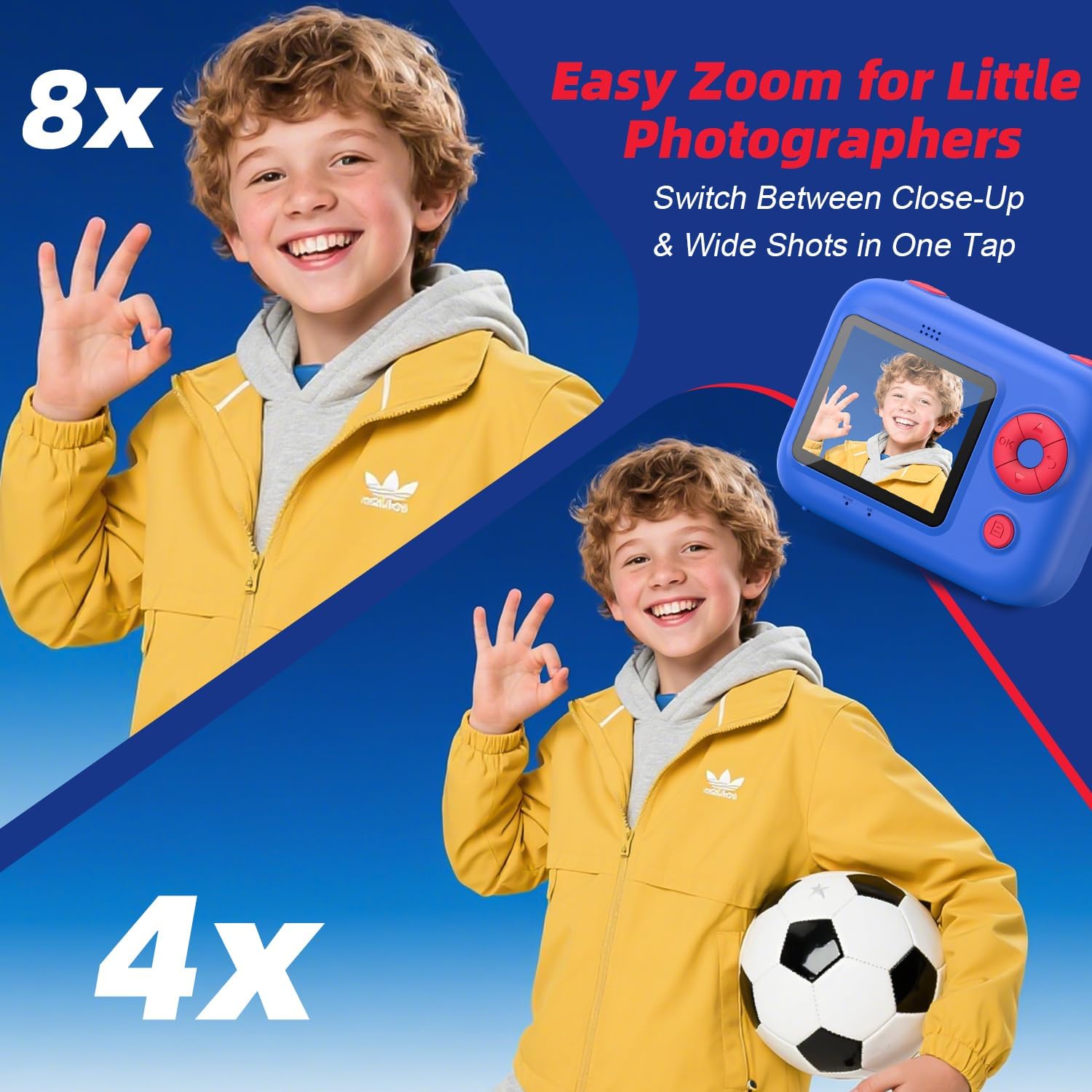 Thumbnail 3 de HOOMOON P97 Kids Instant Print Camera, 1080p Video, 5 Paper Rolls