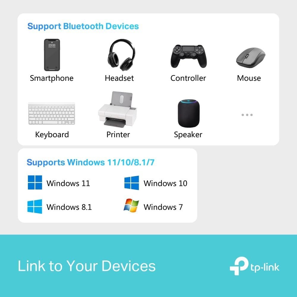 Detalle de TP-Link UB600 Bluetooth 6.0 USB Adapter (Nano dongle) for PC & laptops