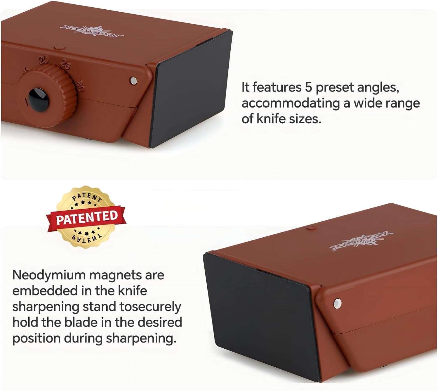 Detalle 2 de Patented Multi-Angle Knife Sharpener ⚔