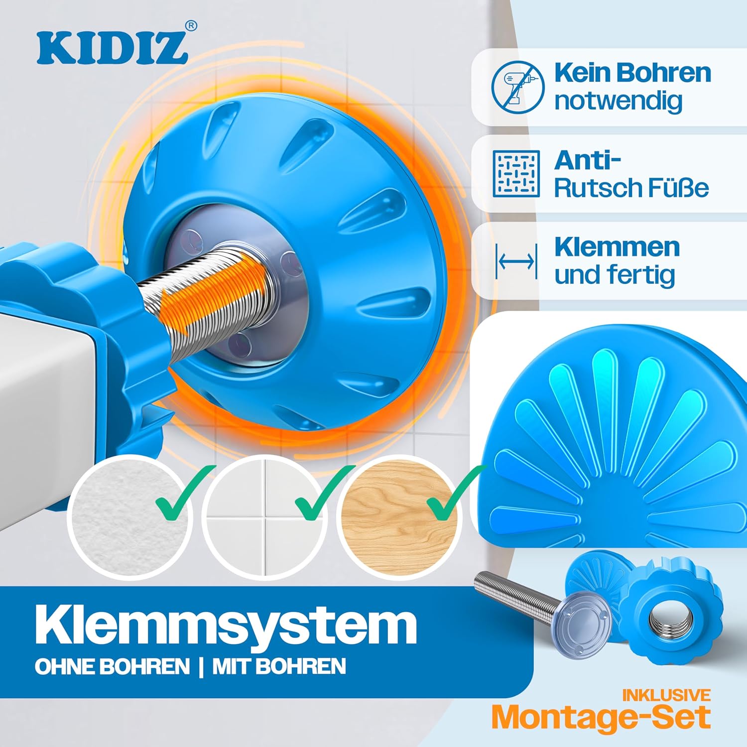 Thumbnail 6 de KIDIZ Absperrgitter zum Klemmen 74–80 cm