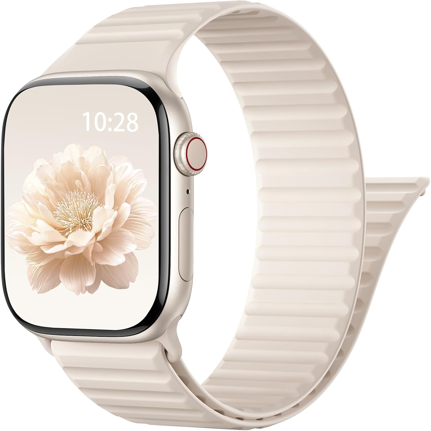 Detalle de Patented Magnetic Sport Silicone Band for Apple Watch (40mm–49mm)