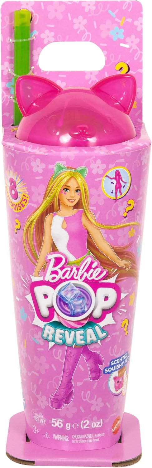 Thumbnail 5 de Barbie Pop Reveal Batidos Conejito Brillante 🐰 Muñeca y Sorpresas