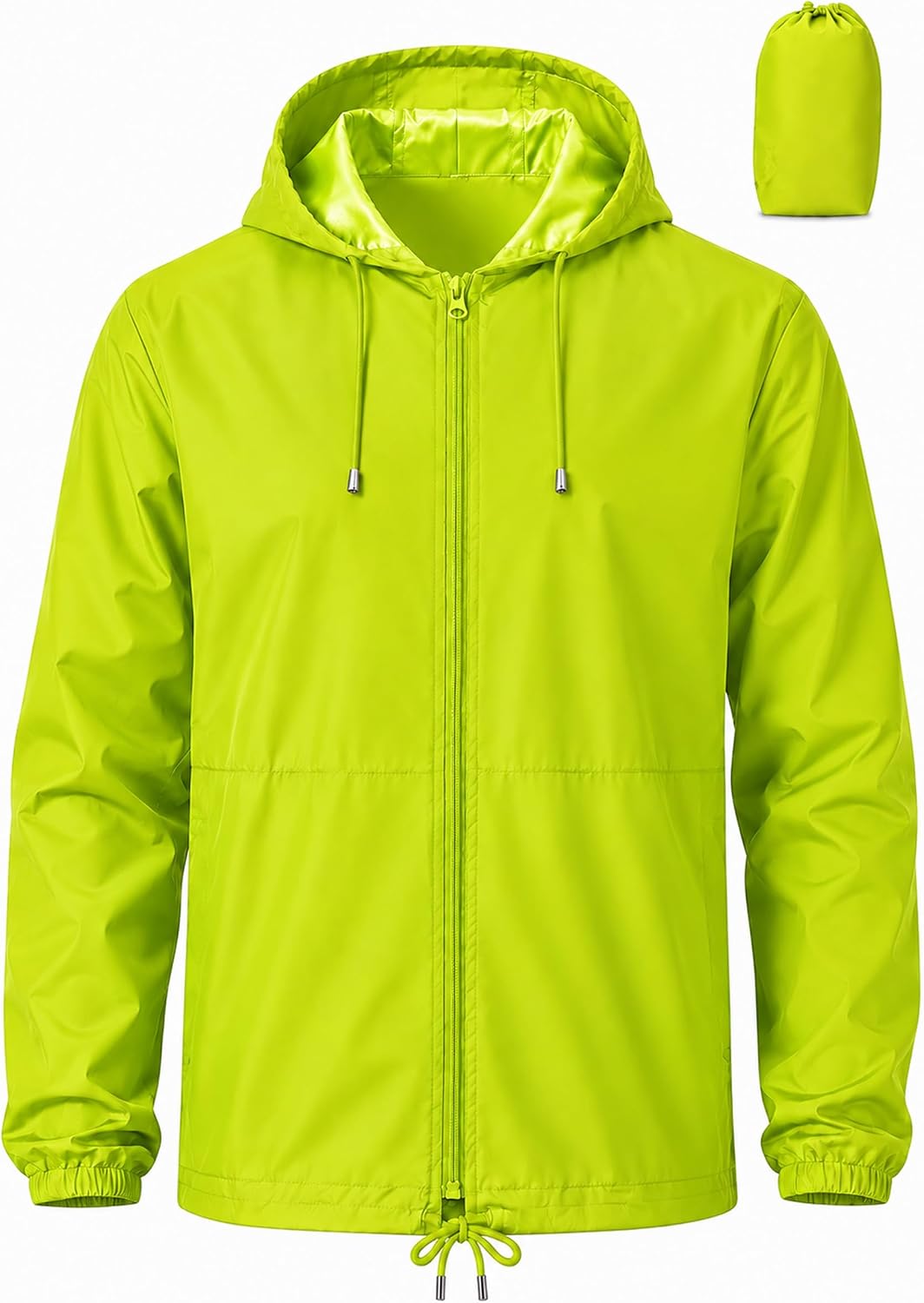 Detalle de Uposiut Men's Rain Jacket, S-5XL