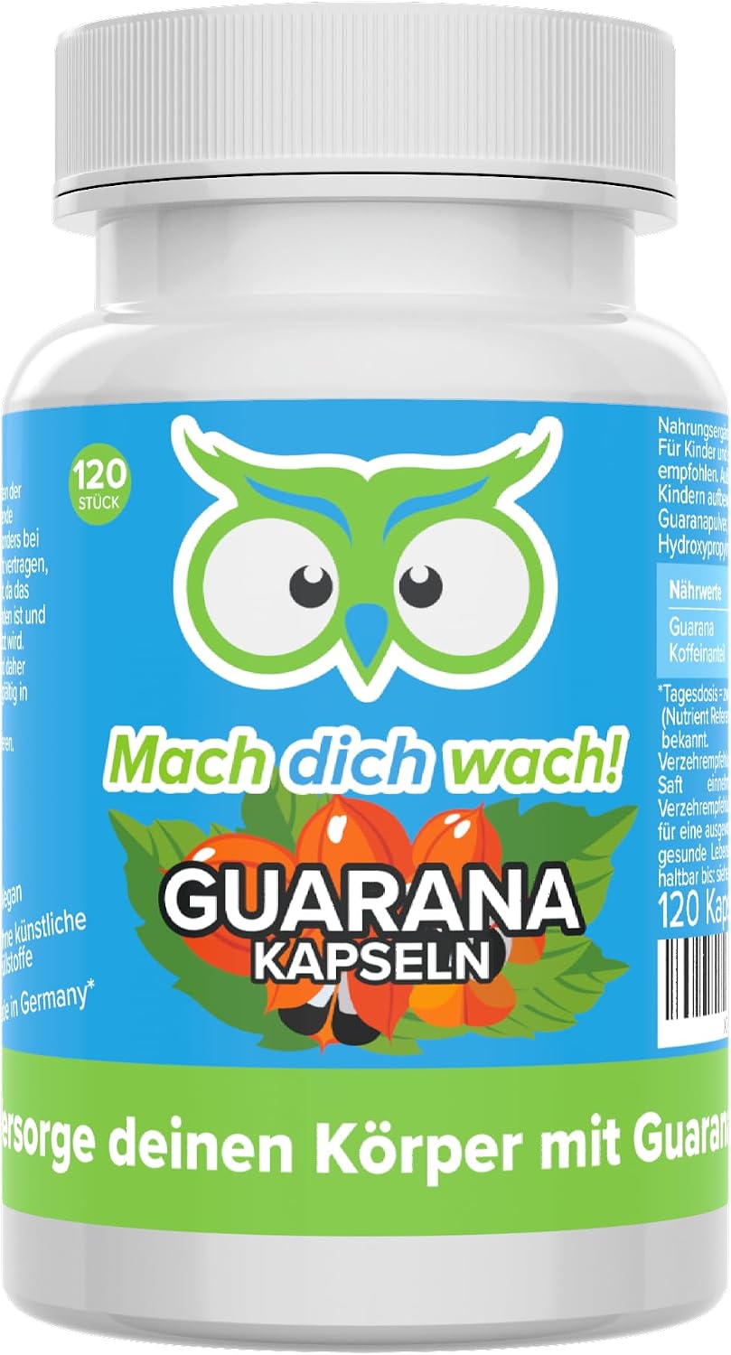 Detalle de Guarana Kapseln 100 mg Koffein 💊