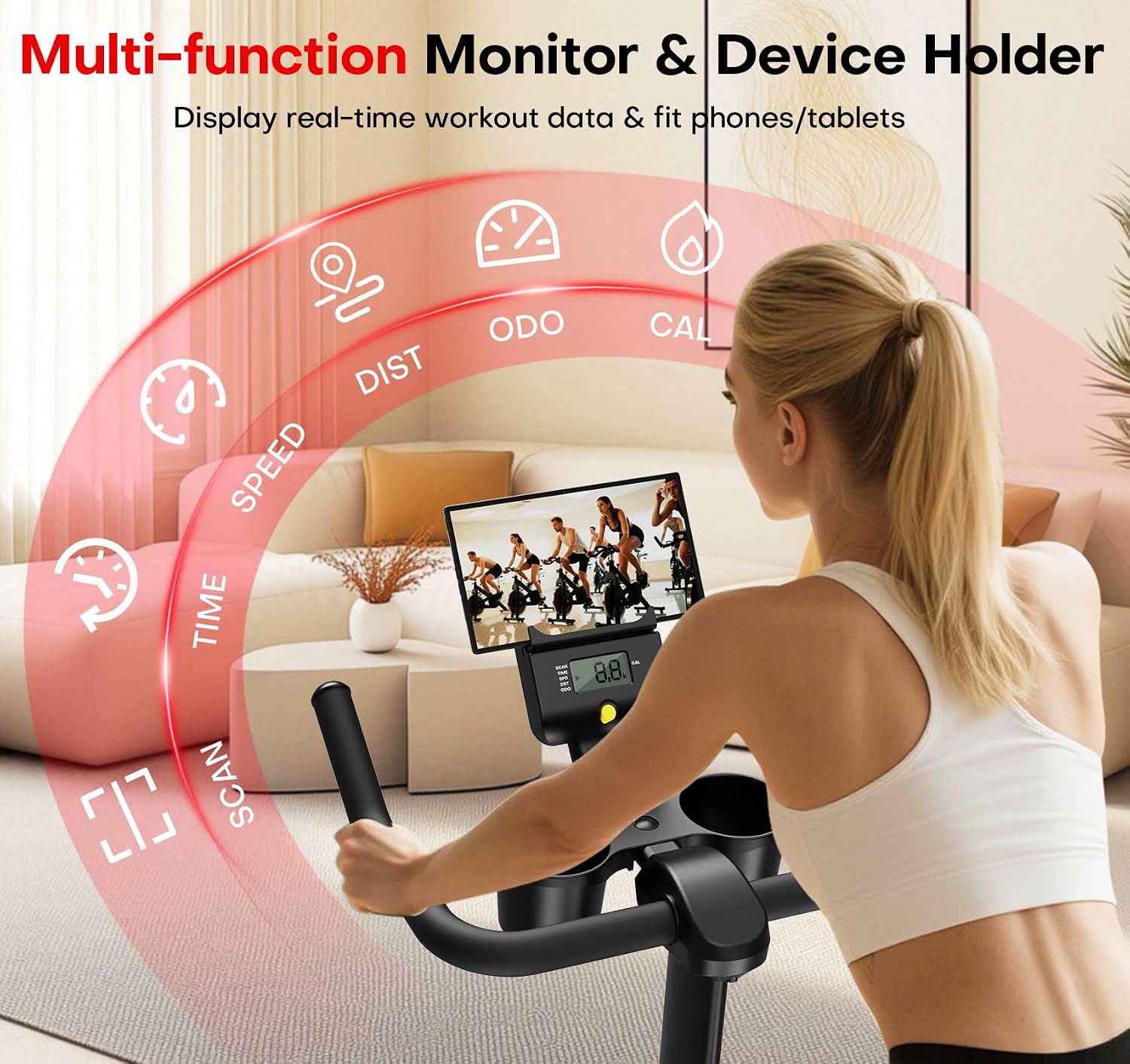 Thumbnail 6 de CHAOKE Exercise Bike 350 lb capacity 🚴♀