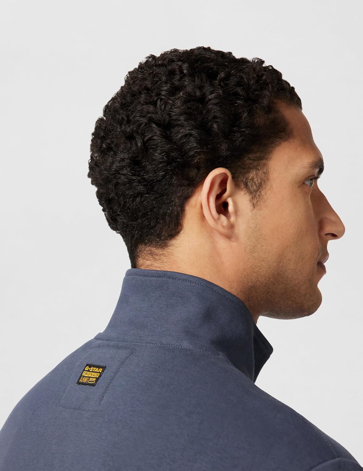 Detalle de G-Star Uomini Nifous Zip Thru Sweater: stile urbano e comfort daily