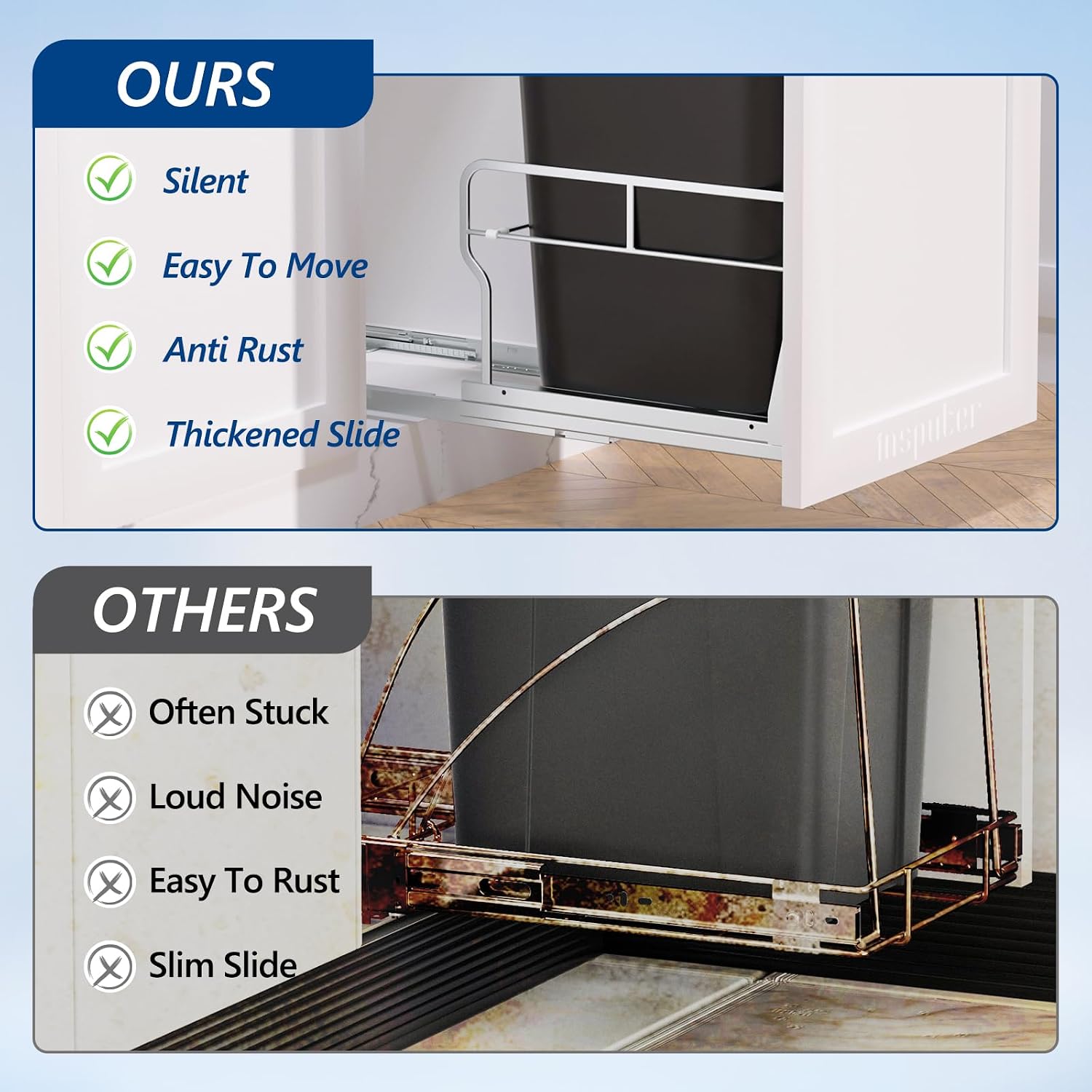 Thumbnail 6 de Insputer Under Cabinet Pull Out Trash Can