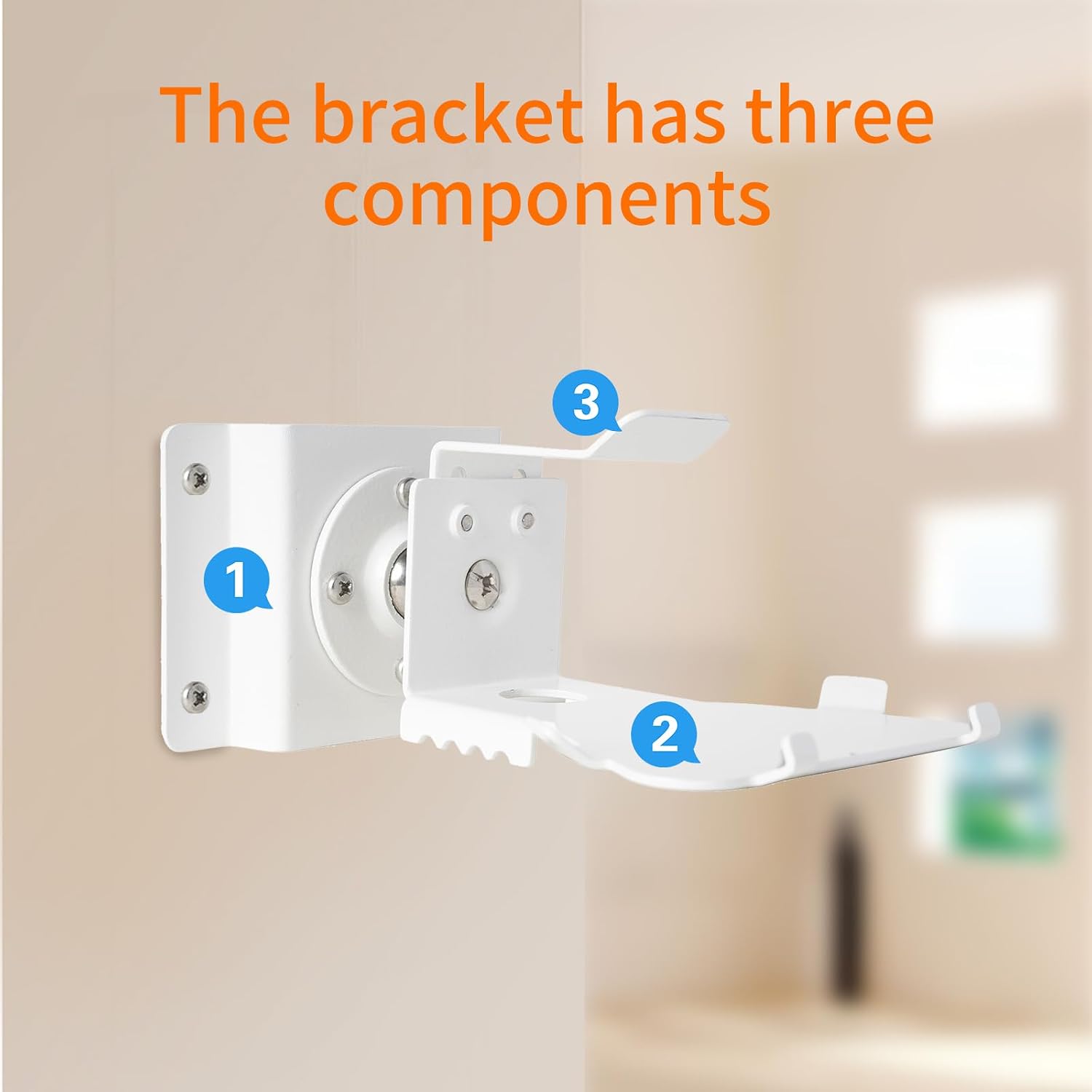Detalle de Shinar Metal Wall Mount for Sh0w 5 (3rd Generation) with 360° Swivel and -50°/+50° Tilt