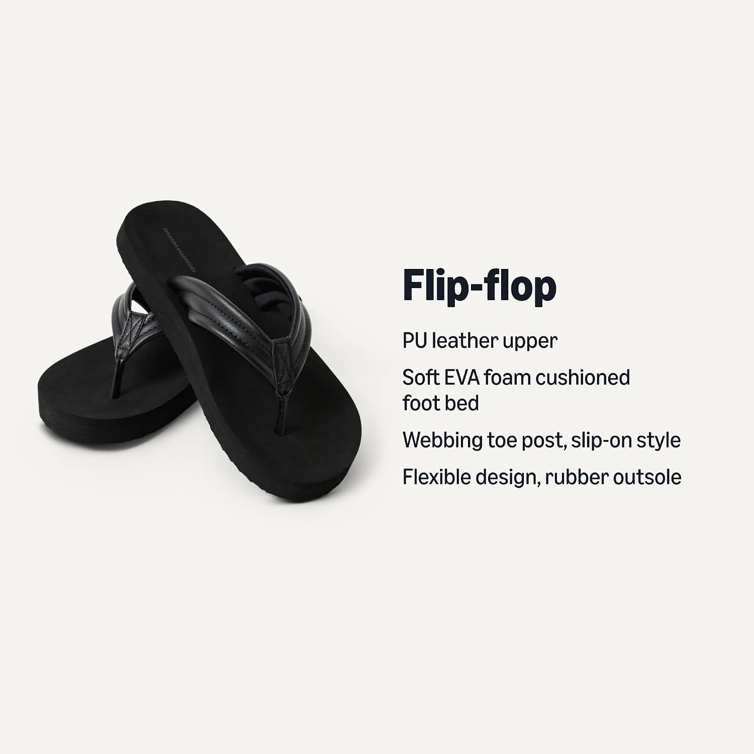 Detalle de Amazon Essentials Unisex Kids' Flip-Flops: comfortable, affordable summer footwear for everyday play