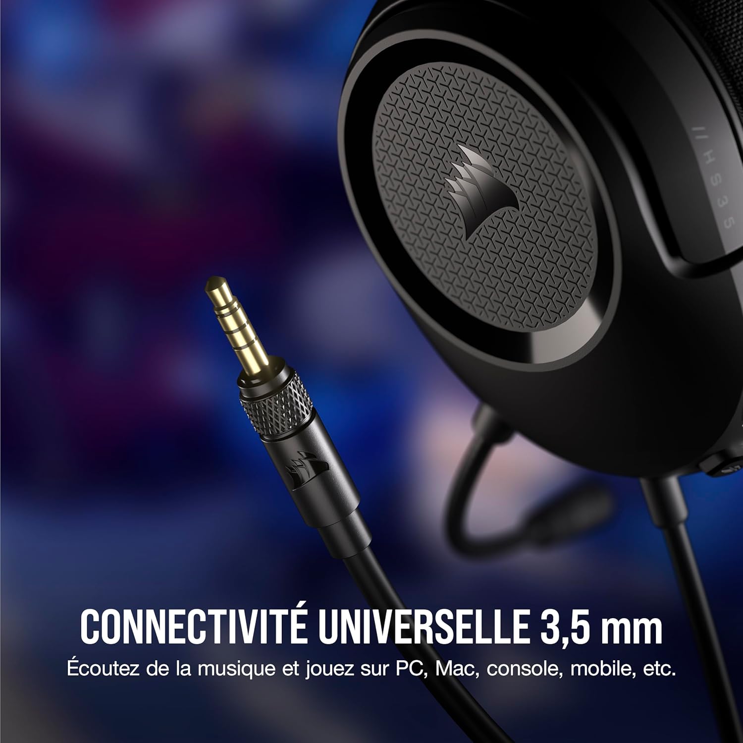Thumbnail 2 de Corsair HS35 v2 casque gaming 50 mm