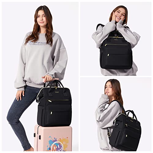 Thumbnail 7 de LOVEVOOK Sac à dos femme 15,6 pouces avec compartiments rembourrés et port USB