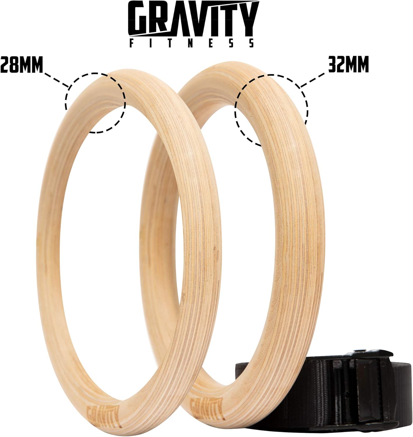 Thumbnail 6 de Gravity Fitness wooden gymnastic rings 350 kg