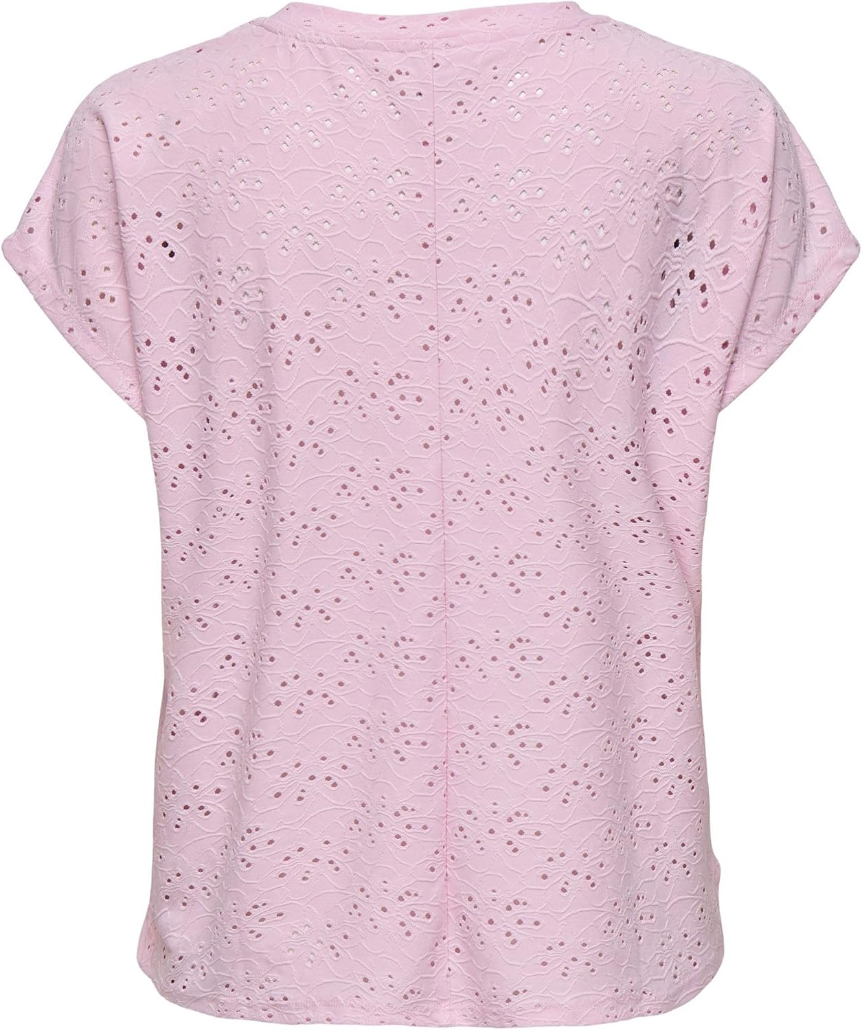 Detalle de ONLY Female Top ONLSMILLA Top – kurzes T-Shirt mit Spitzen-Detail