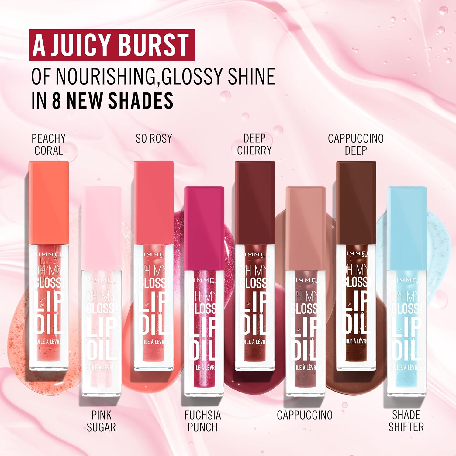 Thumbnail 6 de Rimmel London Oh My Gloss! Lip Oil – Cappuccino Deep (010), 4,5 ml