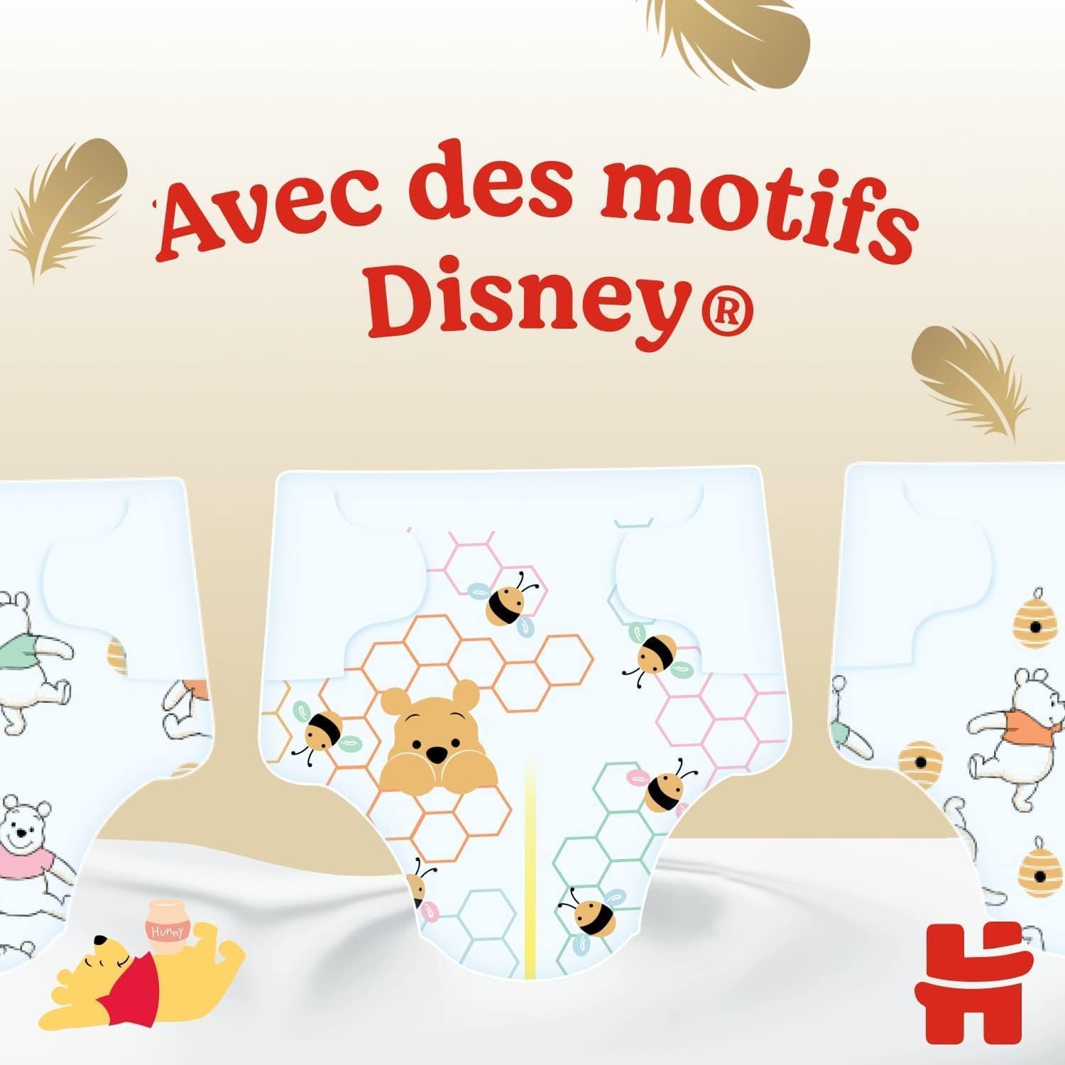 Detalle de HUGGIES Extra Care Couches Bébé Taille 4 (8–16 kg) – Pack 76 | douceur et protection pour la peau délicate