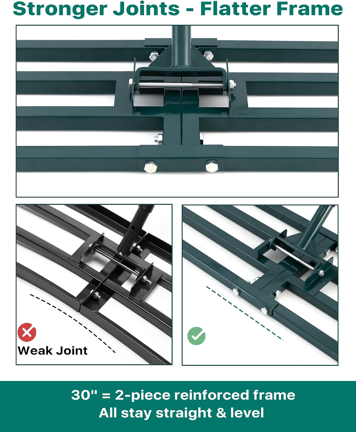 Thumbnail 4 de Forvenora Lawn Levelling Rake, 30 x 10