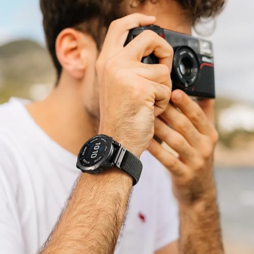 Thumbnail 6 de Upeak 22mm QuickFit Armband aus Nylon für Garmin Fenix 7/8 und mehr