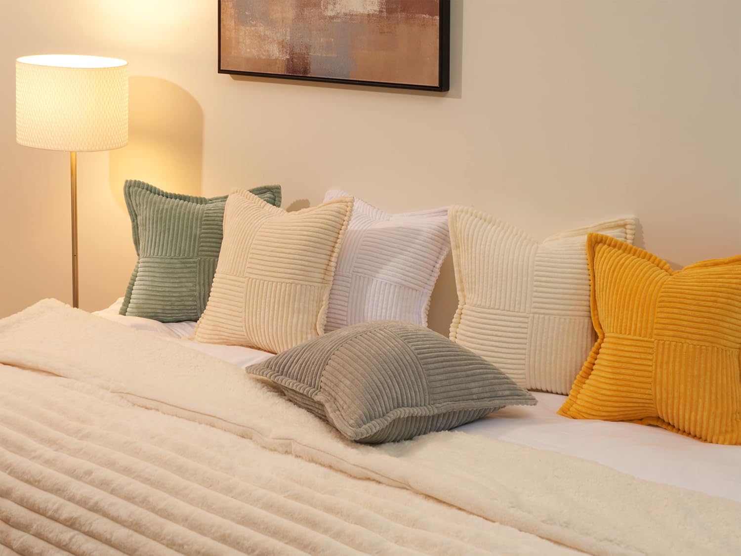 Thumbnail 4 de Topfinel Funda de Cojín 40x40 Gris para Hogar 🛋️ (2 Piezas)