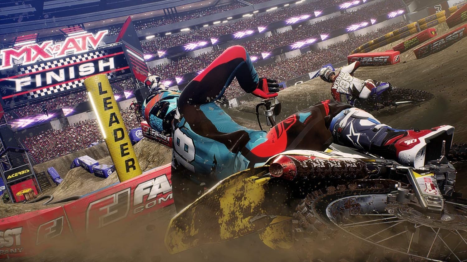 Detalle 2 de MX vs. ATV All Out – Offroad-Simulation für Nintendo Switch (1–2 Spieler, Downloadcode in der Box)