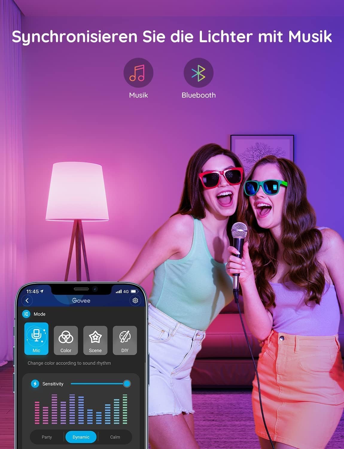 Thumbnail 5 de Govee Smart Glühbirne E27 (2er Set) – WLAN LED RGBWW, 800 lm, dimmbar