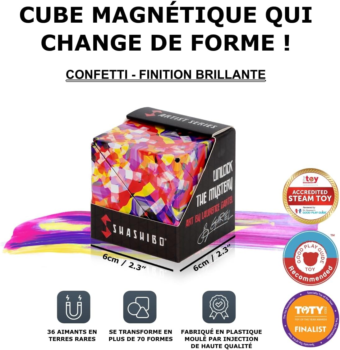 Detalle 2 de Shashibo Cube Transformable 36 aimants
