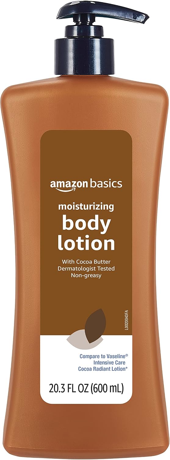 Thumbnail 1 de Amazon Basics Moisturizing Cocoa Butter Body Lotion for Dry Skin — 4-Pack, 20.3 Fl Oz Each