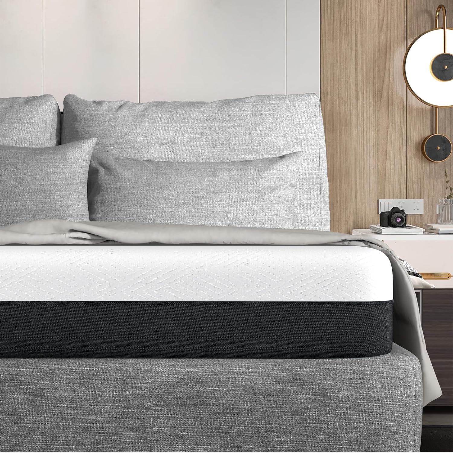Thumbnail 6 de wowttrelax Single Memory Foam Mattress (13cm) with Gel Memory Foam Top Layer and Washable Cover, 90x190x13cm