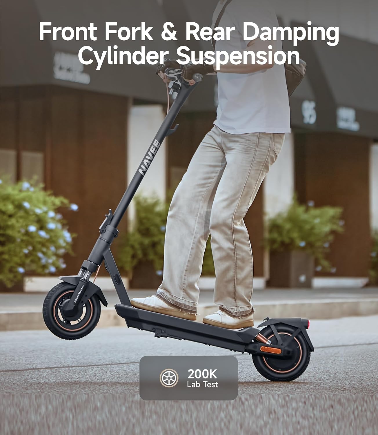 Thumbnail 6 de NAVEE Electric Scooter with 10-Inch Tires