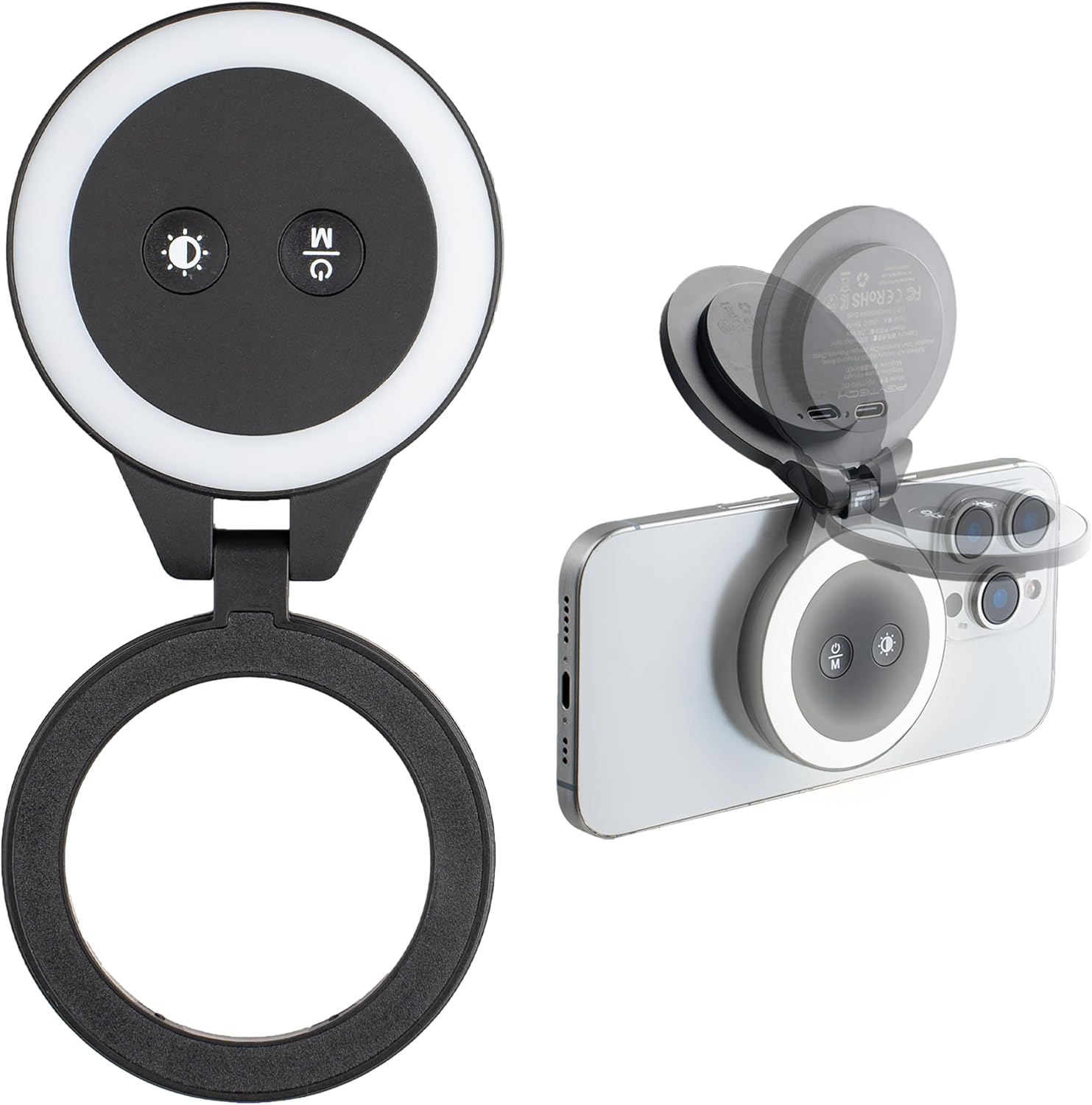 Thumbnail 6 de PGYTECH MagGlow : lampe d’appoint magnétique pour téléphone, anneau LED MagSafe (gris brume)