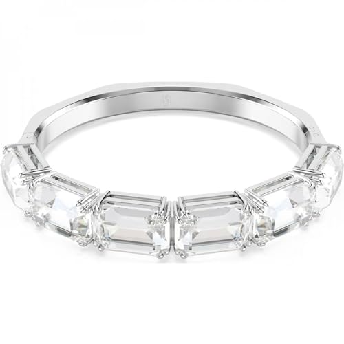 Detalle de Swarovski Bracelet-jonc Millenia, taille octogonale – Blanc, métal rhodié