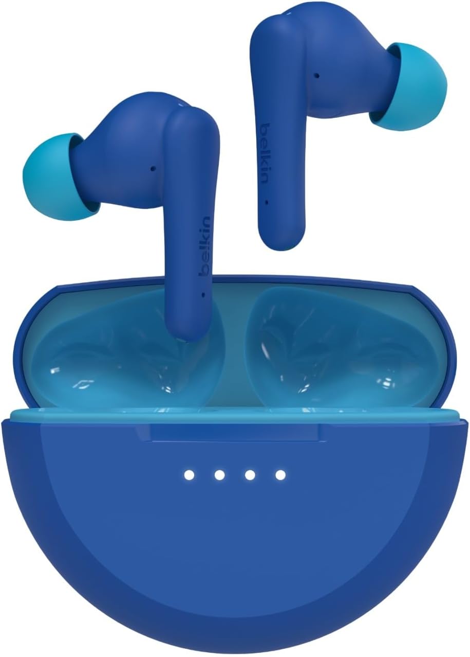 Thumbnail 3 de Belkin SoundForm Nano 2: Auricolari Bluetooth per bambini, 28 ore, 85 dB, IPX5, Blu