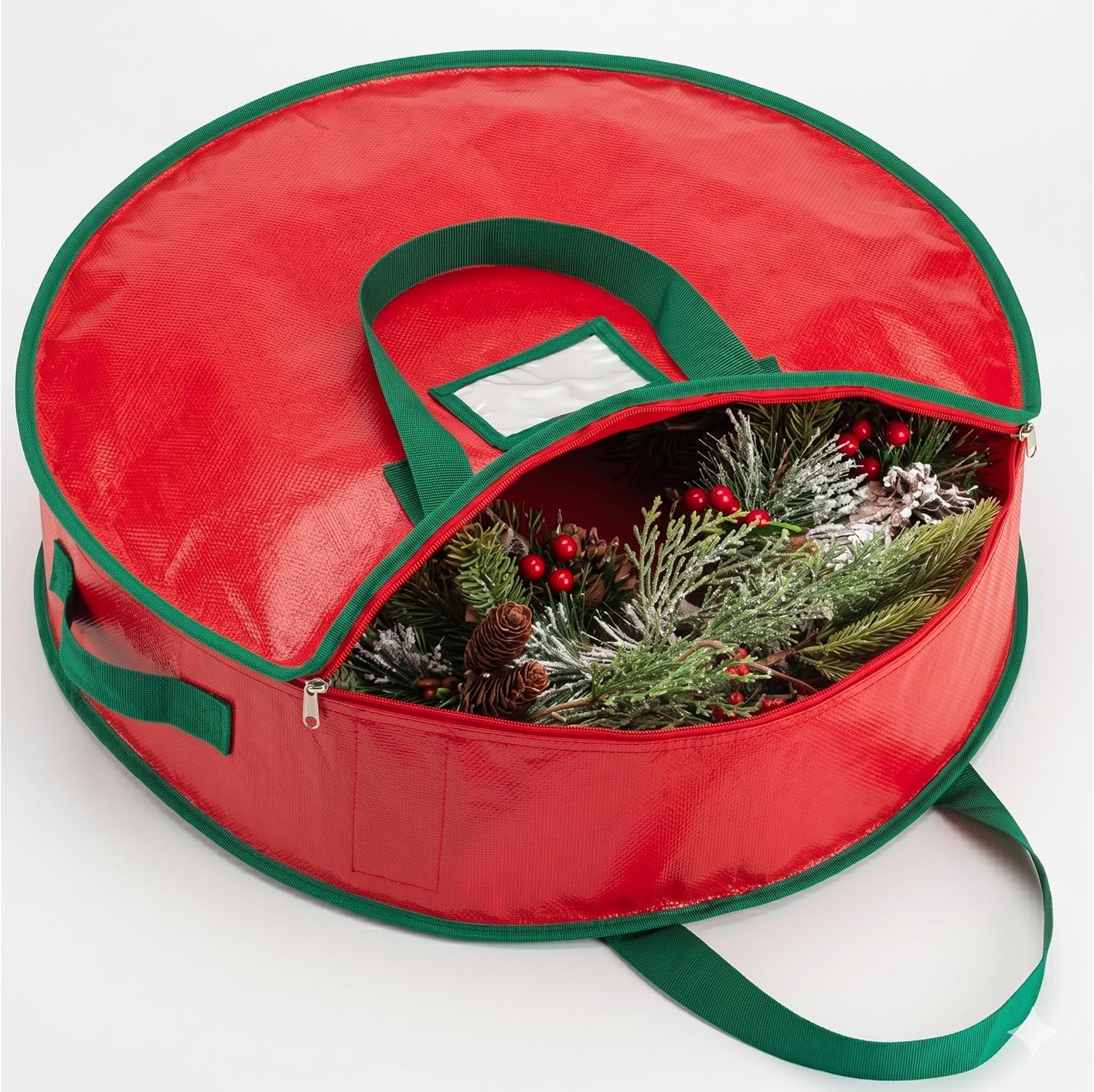 Detalle de Handy Laundry Wreath Storage Bag, 24-Inch