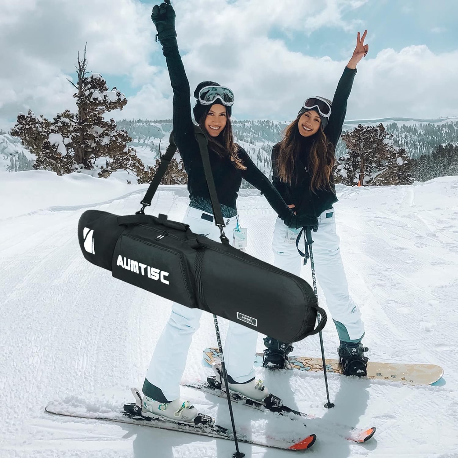 Thumbnail 6 de AUMTISC Borsa da Snowboard imbottita: protezione praticità per viaggiare e trasportare l’equipaggiamento