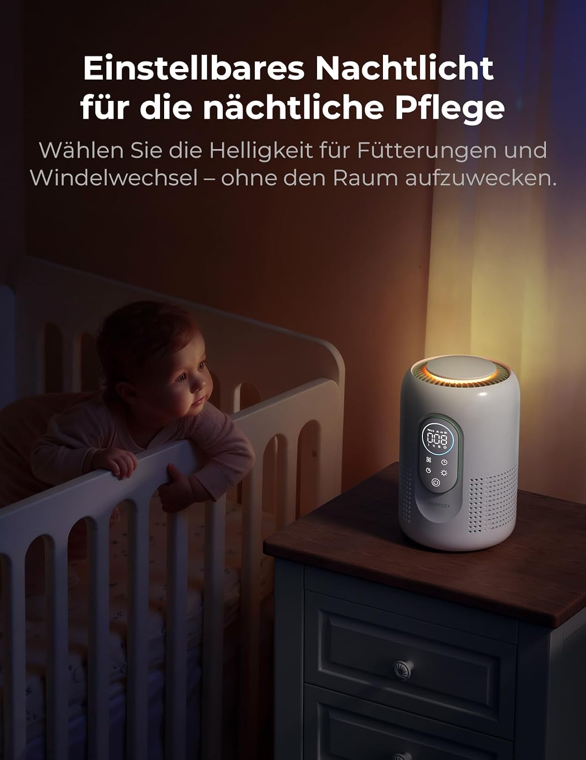 Thumbnail 6 de Momcozy Luftreiniger Kinderzimmer mit H13 HEPA