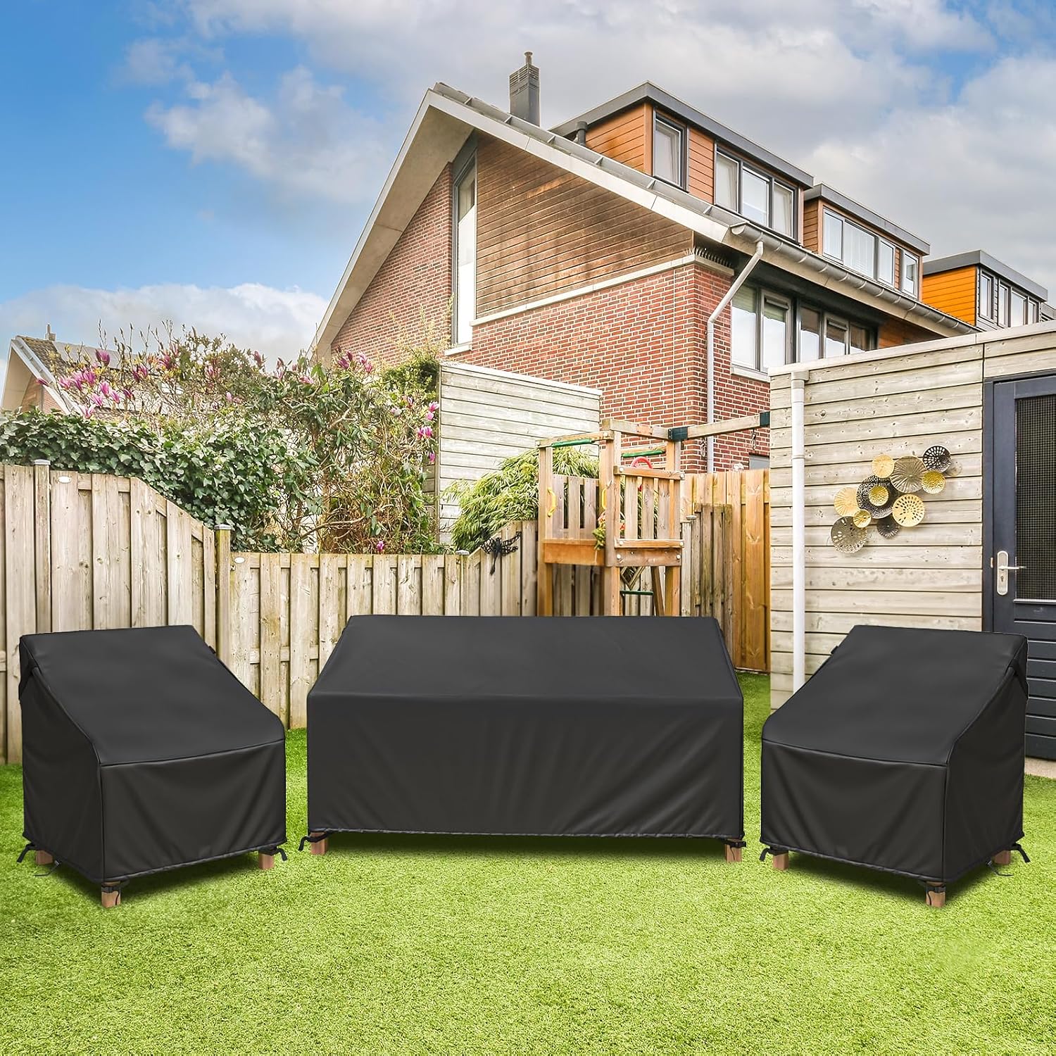 Thumbnail 6 de MR.COVER Outdoor Sofa Cover for 3-Seater Sofas