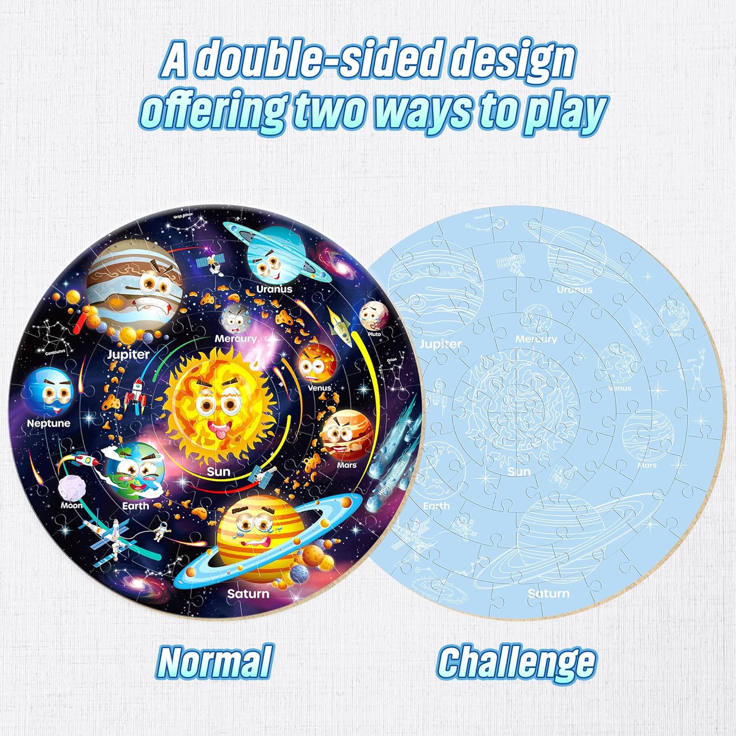Detalle 2 de SYNARRY Giant Solar System 70-piece Floor Puzzle