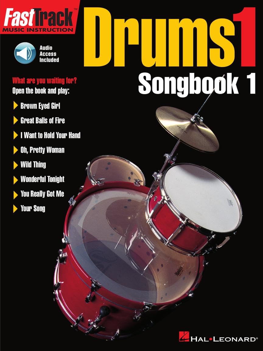 Detalle de FastTrack Drums Songbook 1, Level 1 Sheet Music with Online Audio