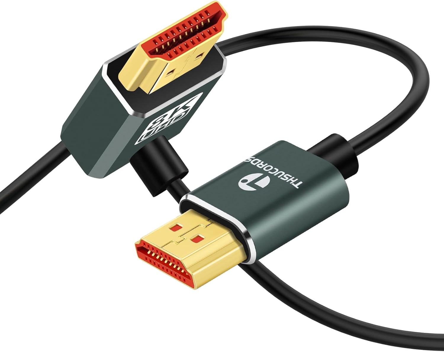 Thumbnail 6 de Thsucords ultradünner HDMI 2.1 Winkelstecker (90°) 8K/4K für PS5 & 4K-120Hz, 2 m