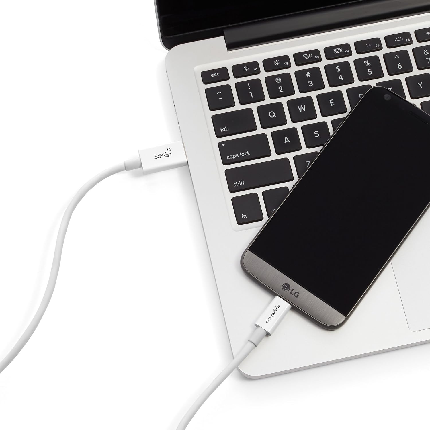 Detalle de Amazonベーシック USB-A - USB-Cケーブル USB 3.1 Gen 2 0.9m・10Gbps・最大15W