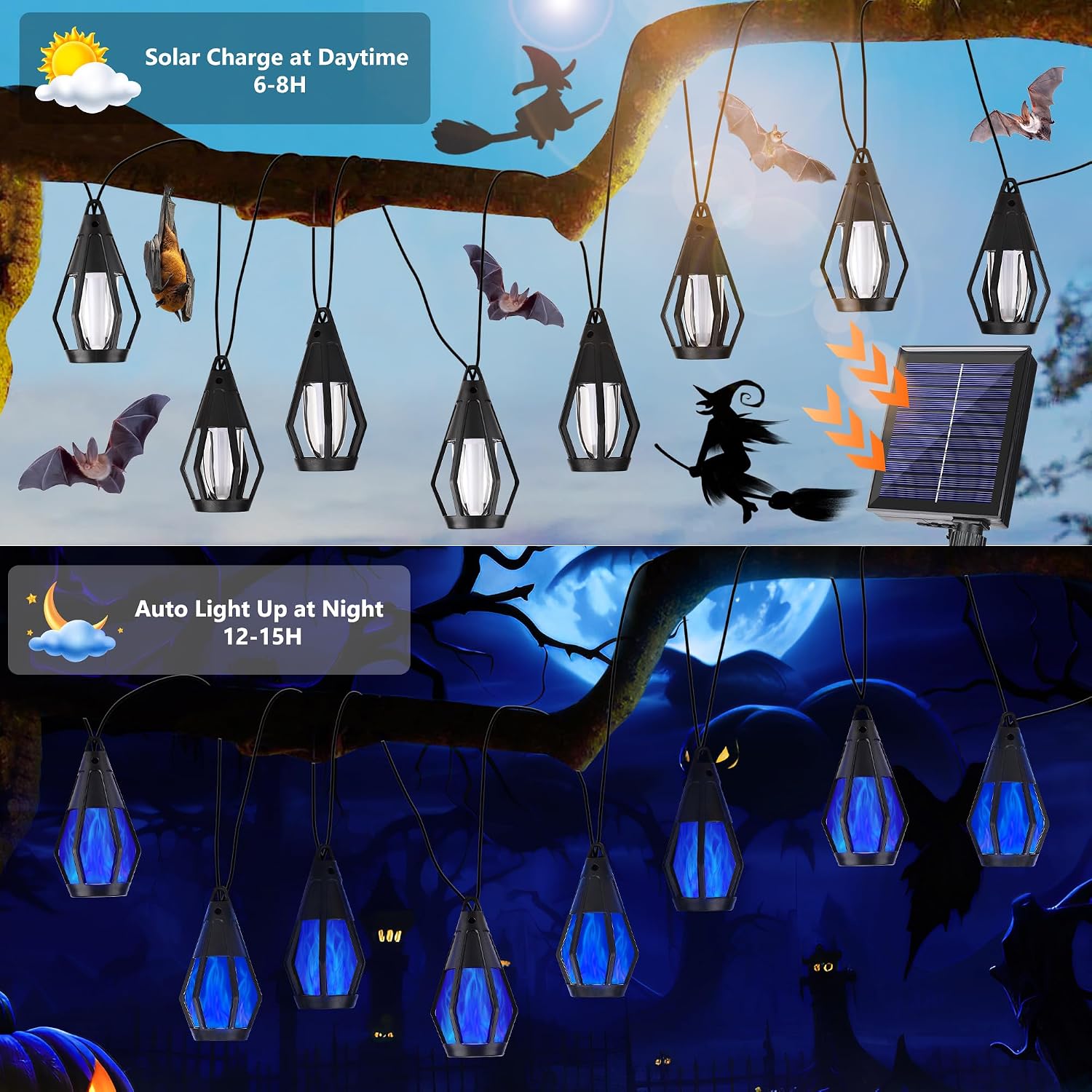 Thumbnail 2 de Solar String Lights, 21-Foot Lighted Length