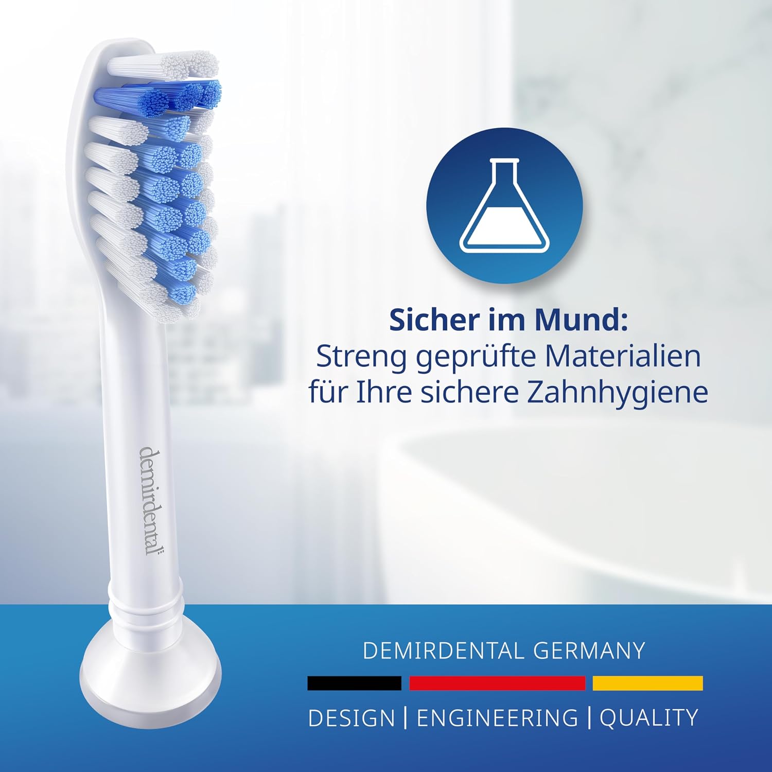 Thumbnail 5 de demirdental Sensitive Aufsätze 8er Pack passend für Philips Sonicare