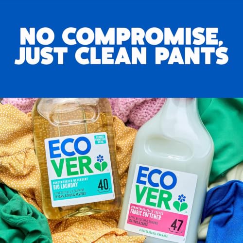 Detalle de Ecover Zero Non-Bio Laundry Liquid, Sensitive Skin, 40 Washes, 1.43L