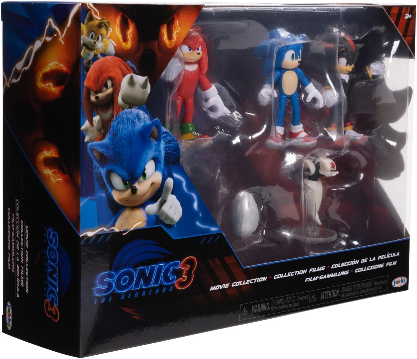 Detalle de Sonic 3 Movie Action Figures 2.5-Inch Multi-Pack