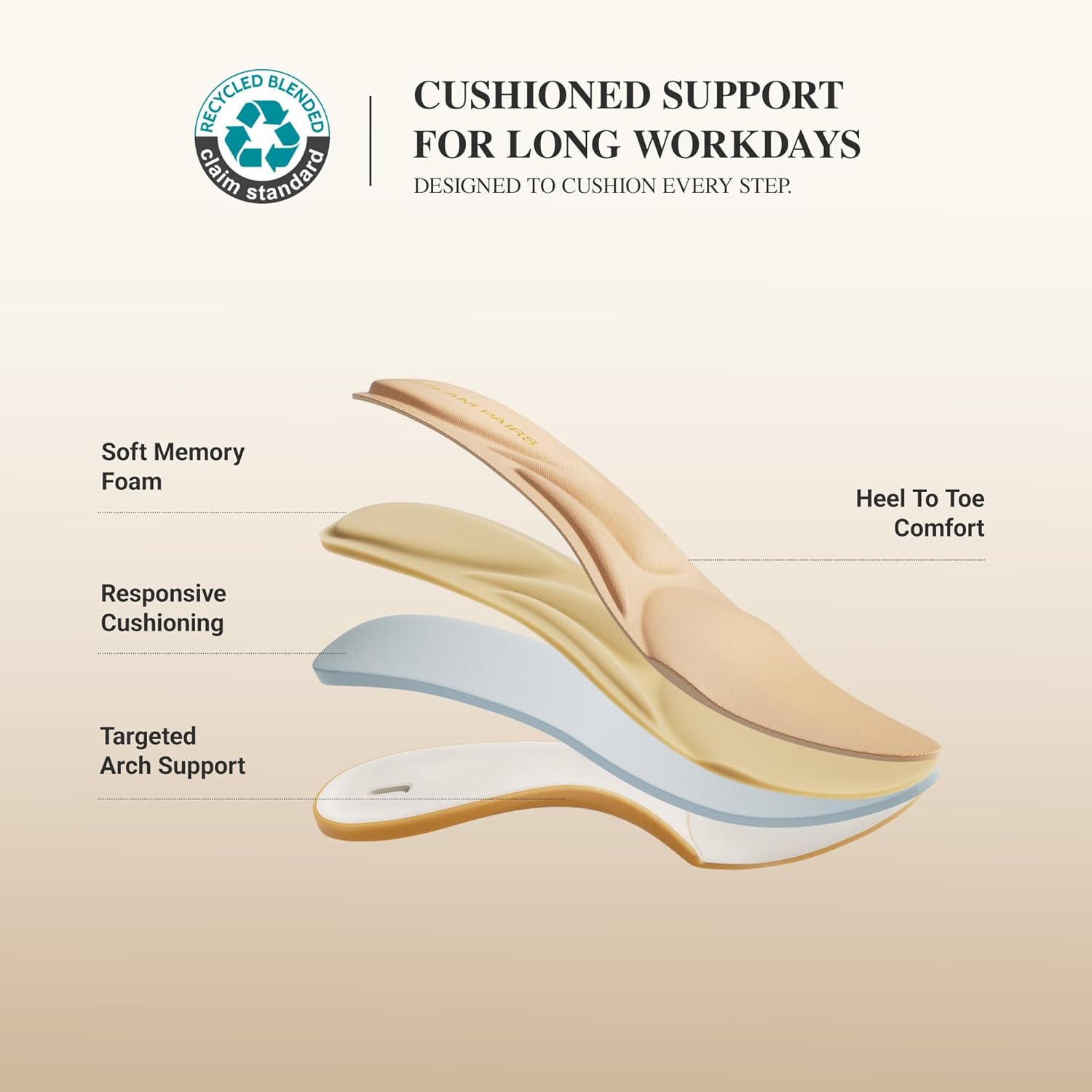 Thumbnail 6 de Dream Pairs Women's Chunky Closed-Toe Low Block Heel Work Pumps