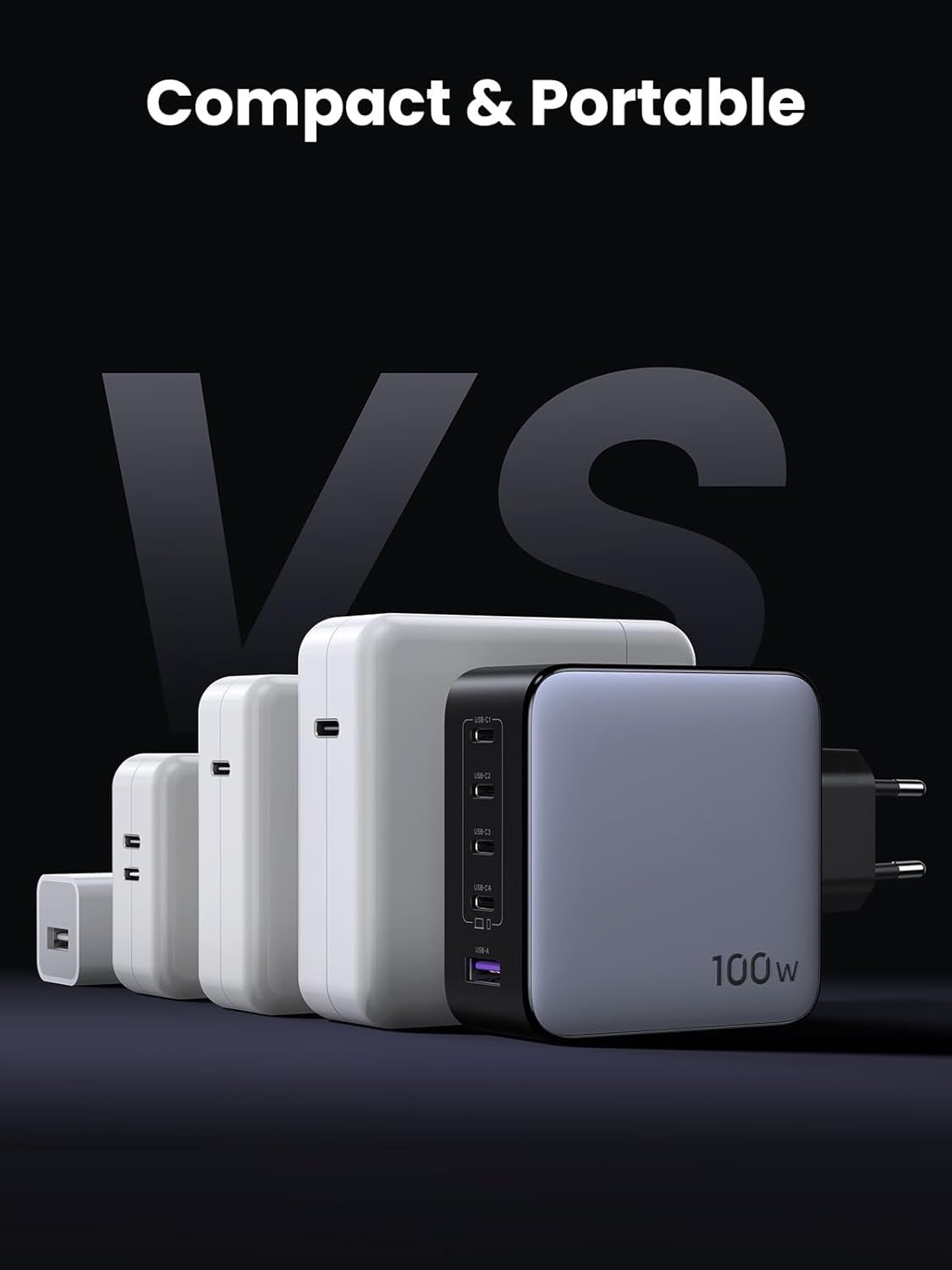 Thumbnail 6 de UGREEN Nexode 100W chargeur 5 ports GaN pour MacBook