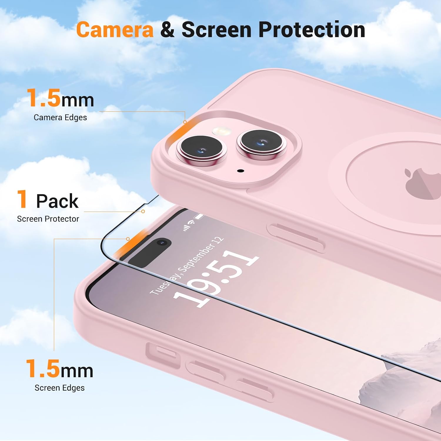 Thumbnail 5 de vnnink iPhone 14 Plus Case Magnetic 4-Airbags