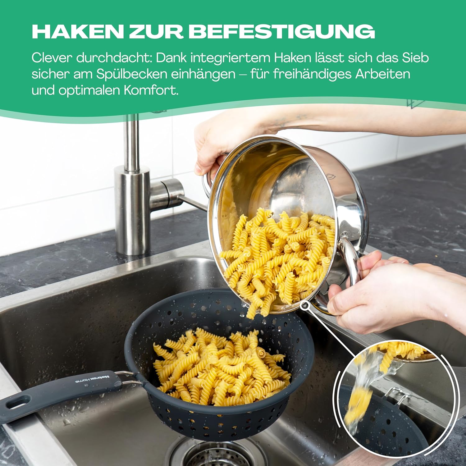 Thumbnail 3 de Netrox faltbares Küchensieb aus Silikon