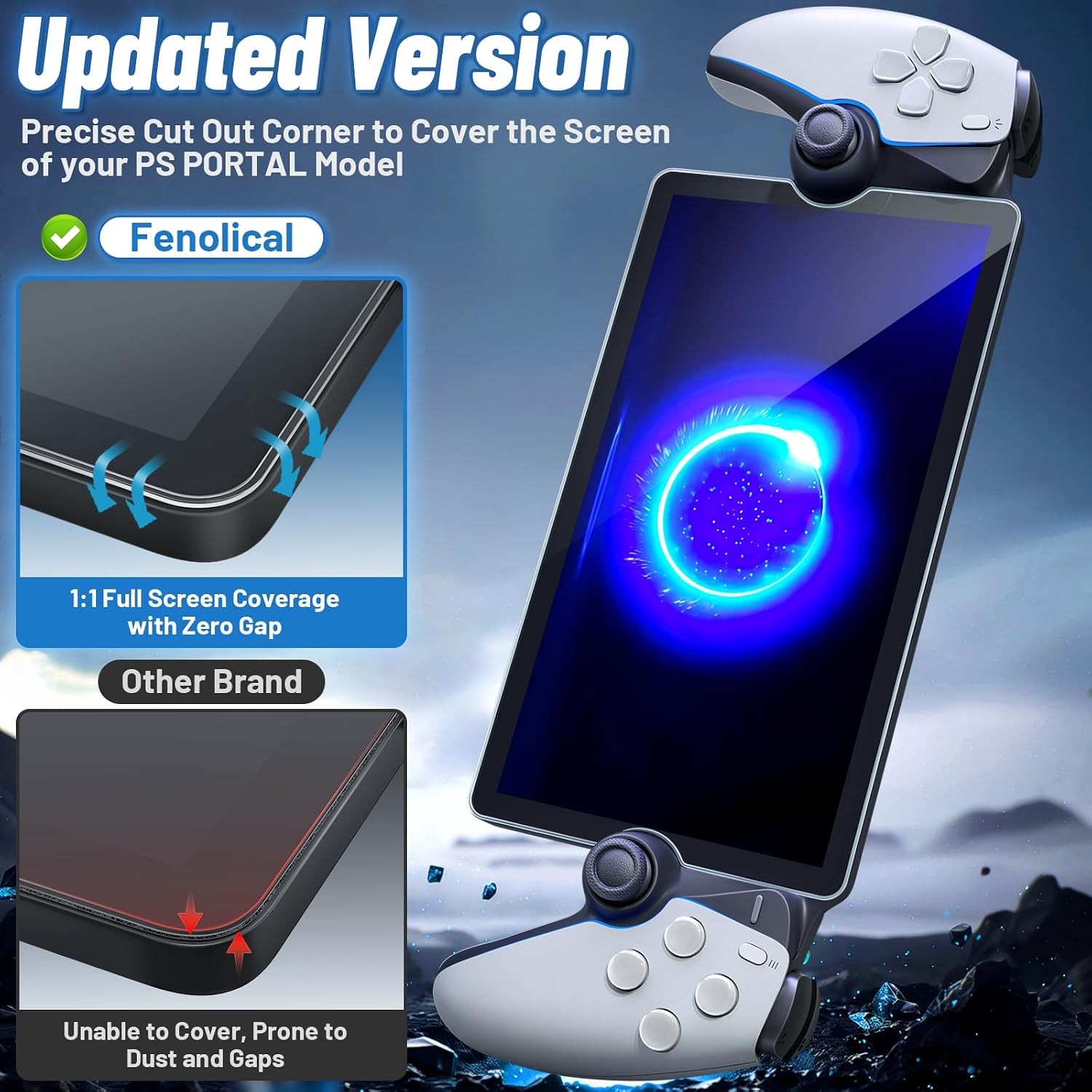 Thumbnail 2 de Fenolical Tempered Glass for PS Portal 8-inch